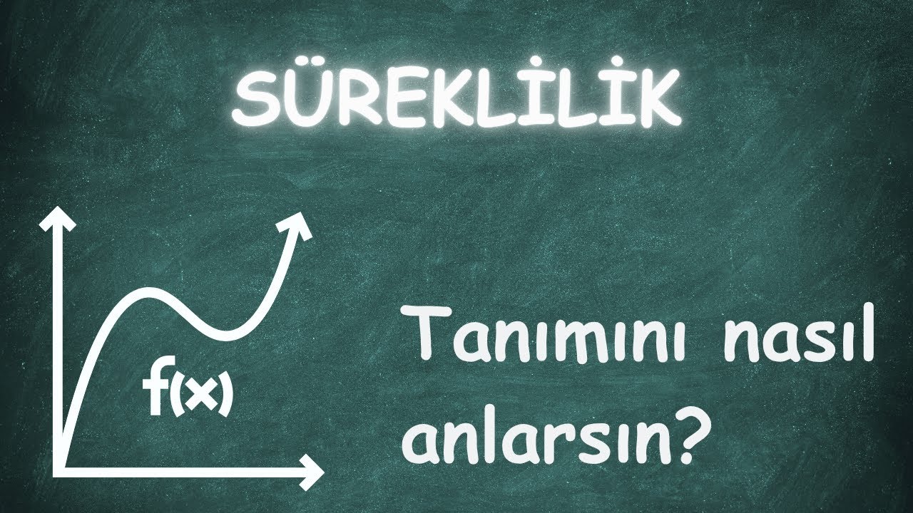 Sürekli Fonksiyonların Tanımı | Analiz - Kalkülüs #1