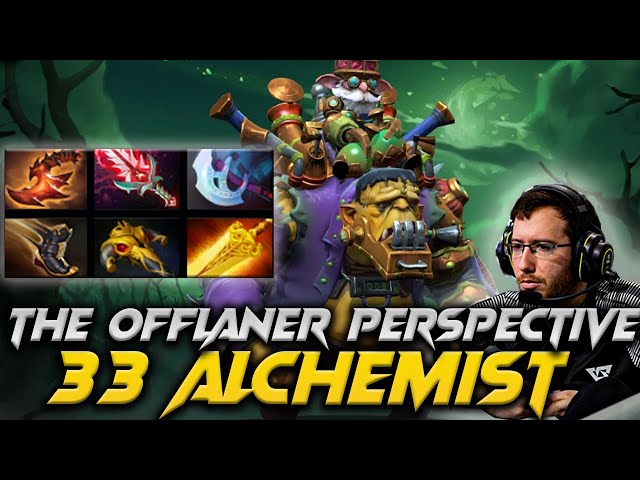 33 Alchemist The Offlaner - Dota 2 Gameplay 7.35D Patch class=