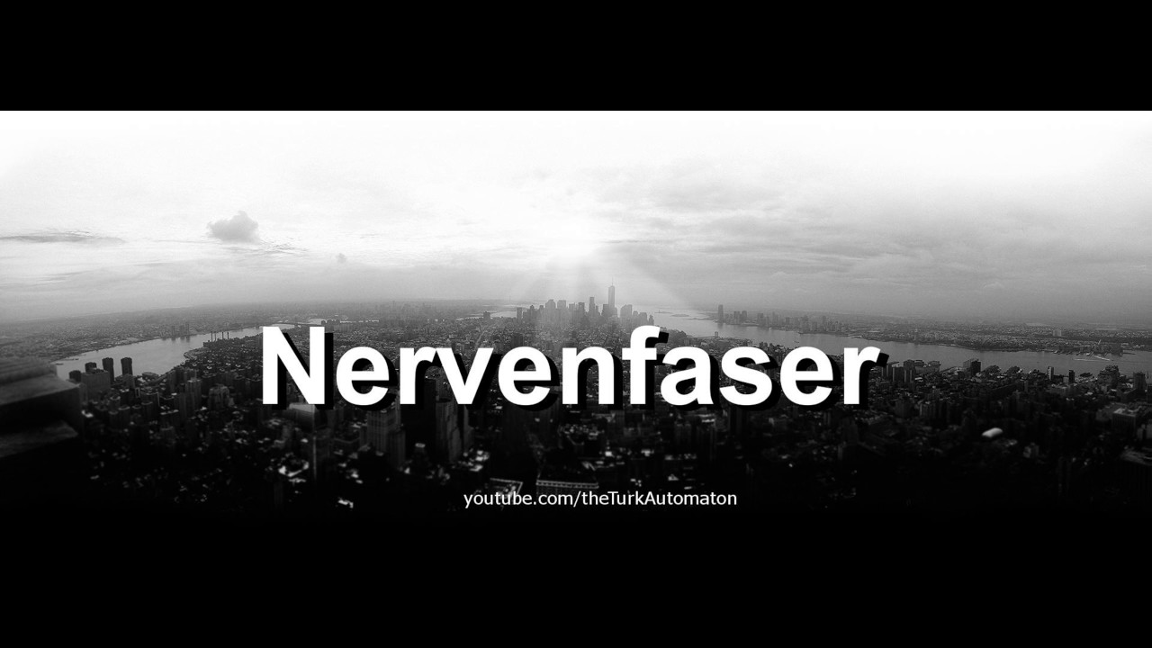 Как произносится Nervenfaser на немецком языке?
