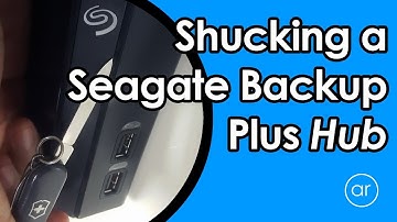 How to Remove / Shuck the Hard Drive from Seagate Backup Plus Hub