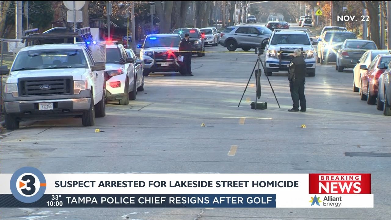 Madison police arrest suspect in Lakeside Street homicide - YouTube