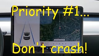 Tesla Autopilot Not Improving. Same Glitches and Phantom Braking.