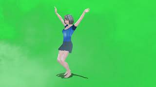 Green Screen 4K Girl Dance