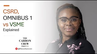 CSRD, OMNIBUS 1 vs VSME Explained — What does it all mean for SMEs