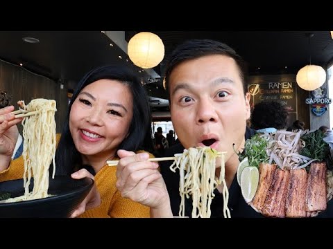 Eating with Dash of Ting at one of LA’s most POPULAR RAMEN Restaurant! | Slurpin’ Ramen Bar (Part 4)