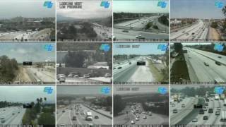 Timelapse 12 hours on the 91 freewway in Riverside CA