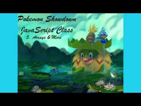 Pokeman Array Pokemon Showdown JavaScript Class - Day 5 - Arrays & More - YouTube