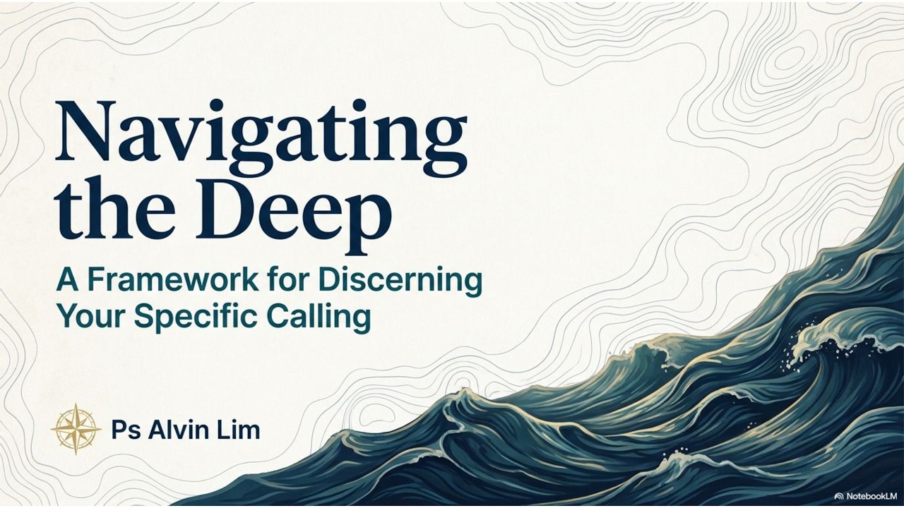 MCA Sun Service 26 July 26: Navigating the Deep by Rev Dr Alvin Lim