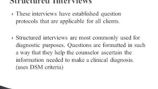 COE 9083:   Clinical Interviewing