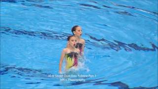11th National Open Sychronised Swimming 10 & under Duet Routine PT 1 by Jeffini Photography