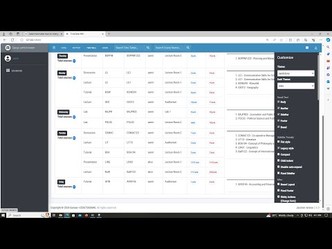 College Timetable System Python, Django AdminLTE, Jazzmin, with Admin Site Full Project PART 4