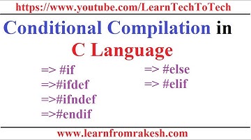Conditional Compilation in C language