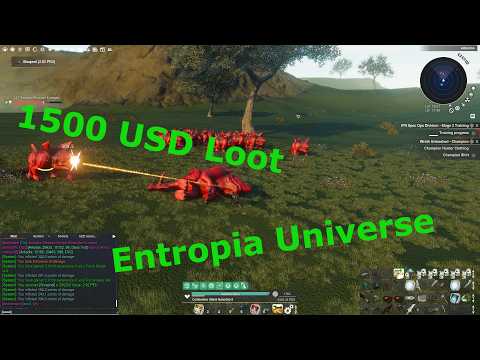 1500 USD Loot From Creature in Entropia Universe