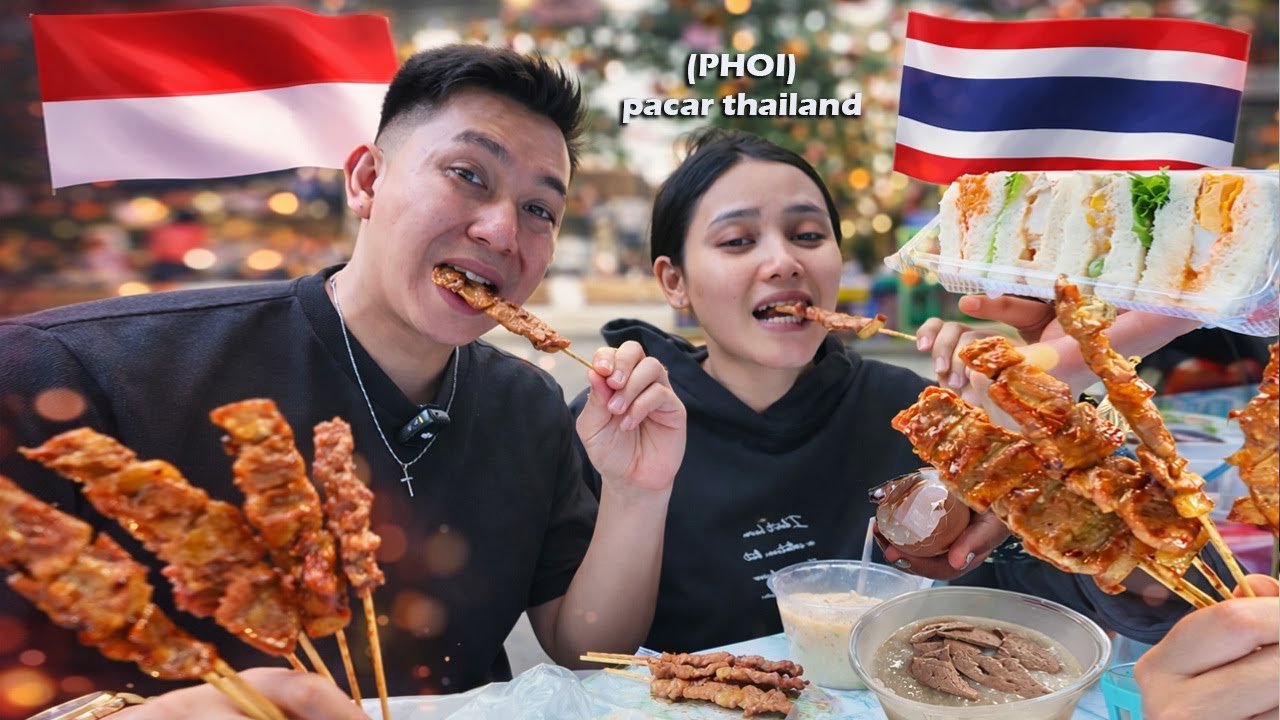 THE BEST THAI STREET FOOD BUAT SARAPAN PAGI DI BANGKOK THAILAND ‼️