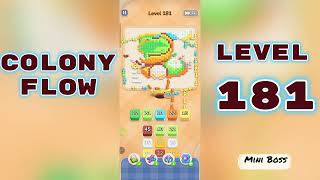 Colony Flow Level 181 Walkthrough 🐜 | Ant Colony Puzzle Gameplay | Mini Boss