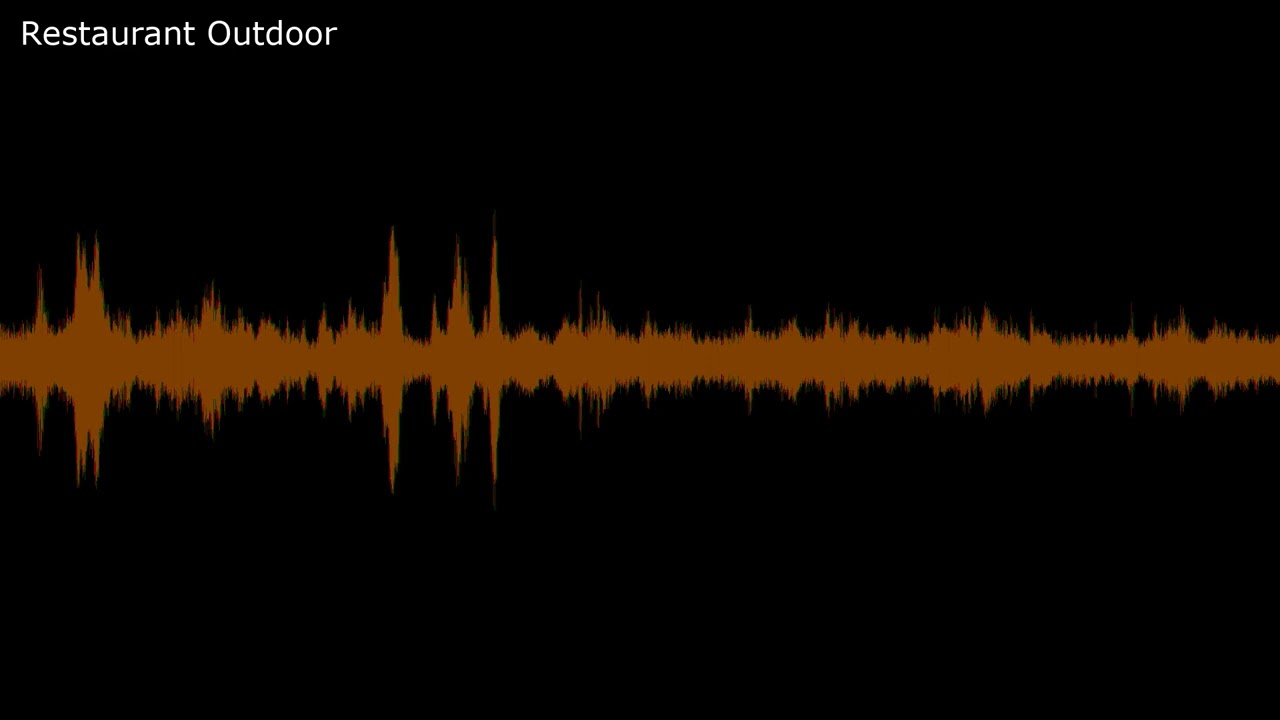 Restaurant Outdoor Ambiance sound effect