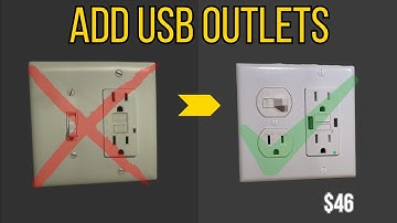 How to Add USB-C Outlets to Bathroom - Install GFCI USB Outlet & Switch Combo Easy Upgrade