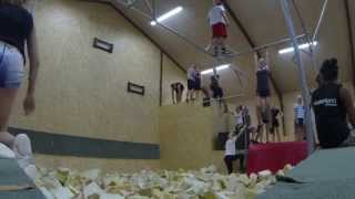 Parkour på ollerup juniorferielejr 2014