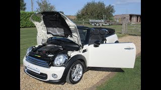 2010 Mini Convertible Cooper Diesel white Chilli Pack