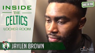 JAYLEN BROWN On His Return to Lineup | Postgame (Full)