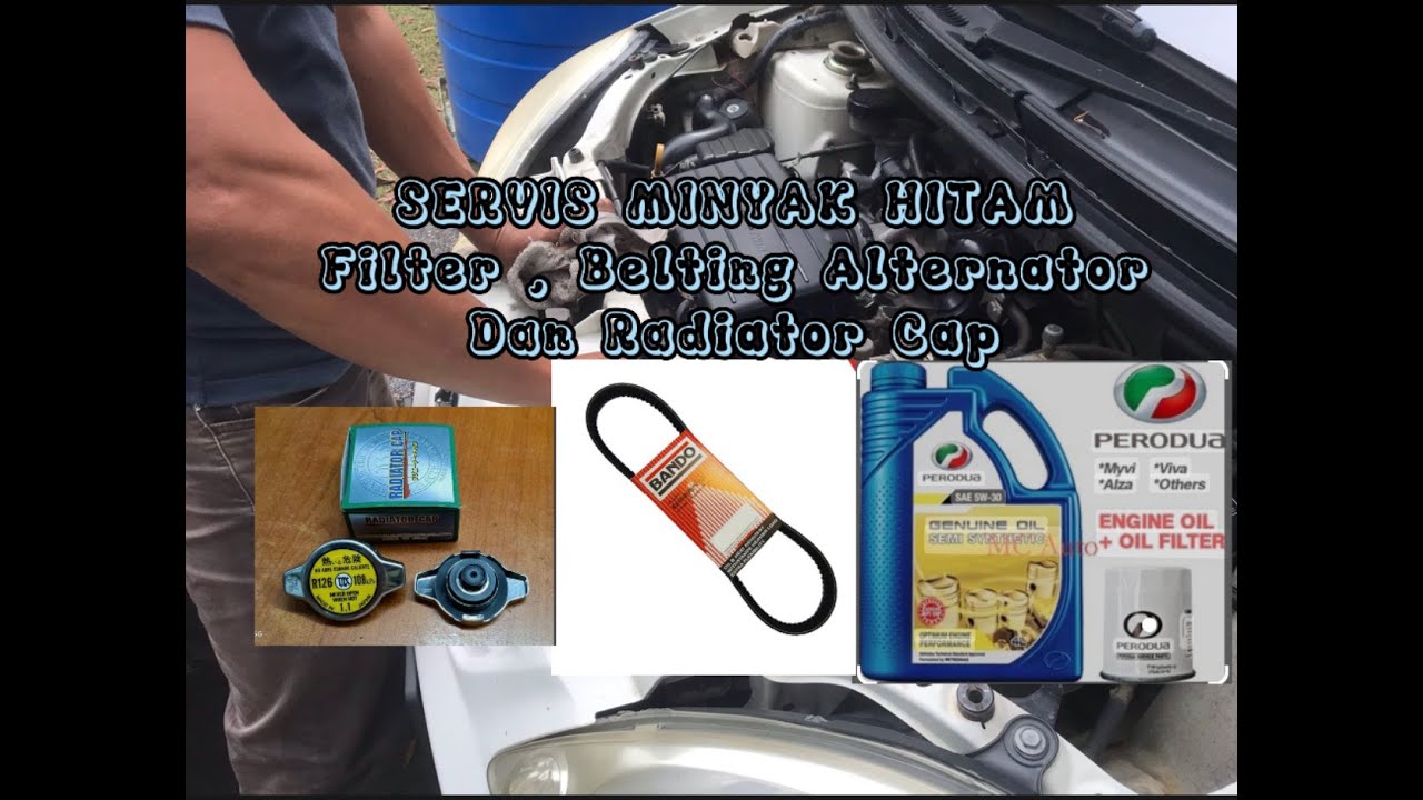 Tukar & Servis Minyak Hitam & Filter, Tukar Belting Alternator