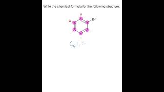Writing Chemical Formulas for Organic Structures - Chemistry Practice Problems  #chemistry
