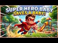Super Hero Baby Saves Crying Baby In The Park Amazing Rescue Story