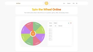 Decision Made in 5 Seconds | WheelPage Spin The Wheel screenshot 4