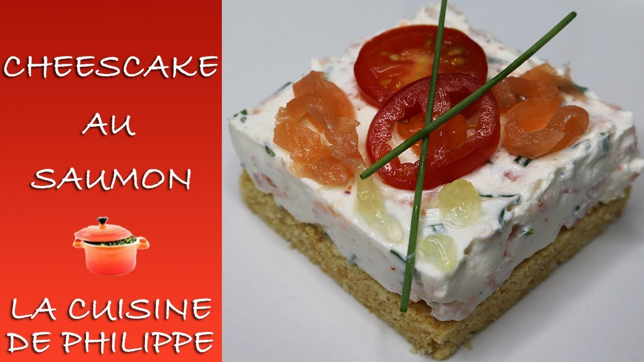 Cheesecake au saumon