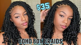 It’s Crotchet Boho Box Braids😱 | Amazon Goddess Box Braids!