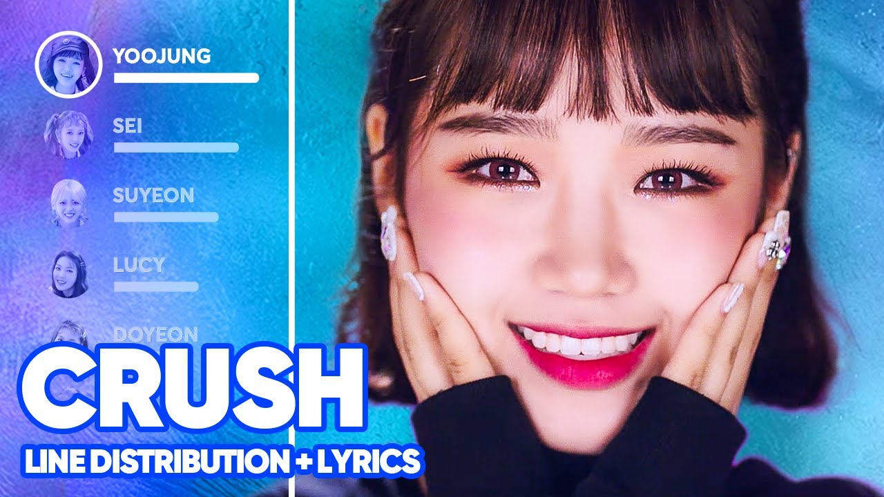Weki Meki Crush (Line Distribution + Lyrics Color Coded) PATREON