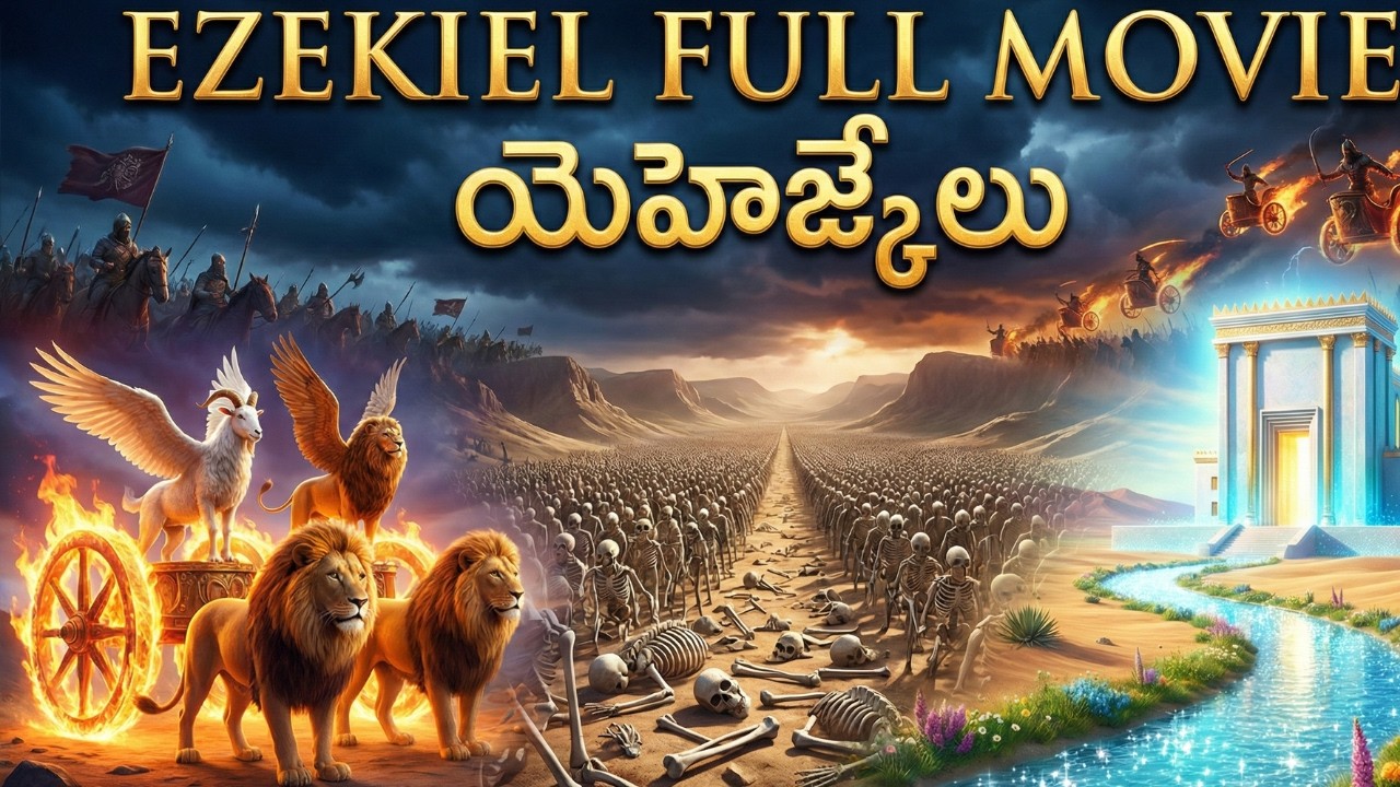 EZEKIEL FULL MOVIE| యెహెజ్కేలు #telugubiblestories #ezekiel#ezekielprophecy #biblestories #bible
