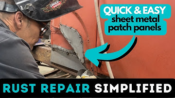 Rust repair simplified: quick and easy sheet metal patch panels