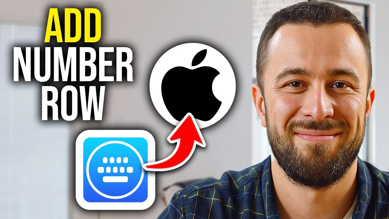How To Add Number Rows Above Alphabets in Keyboard on iPhone