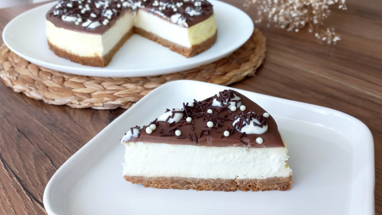 Çatlama yok⁉️kırılma yok 📢tam bir lezzet bombası çikolatalı cheesecake tarifi #chessecake #pasta