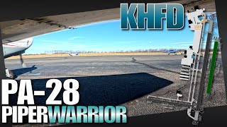 Private Pilot Practicing Pattern Work In A Piper Pa-28