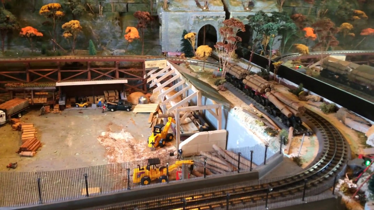 the mth train layout and the lionel american flyer postwar american flyer layout