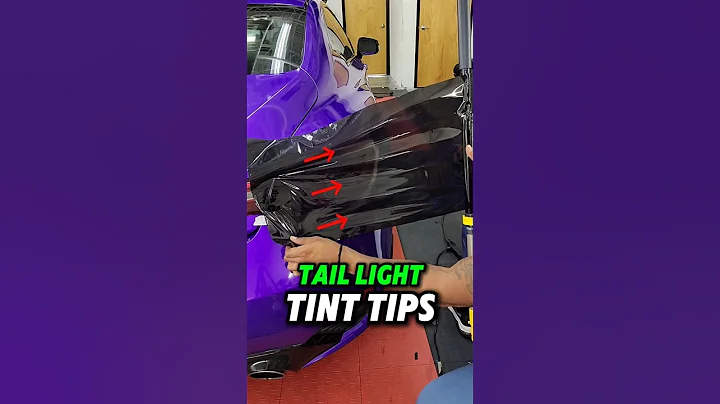 Tint Your Tail Lights Fast With This Simple Method