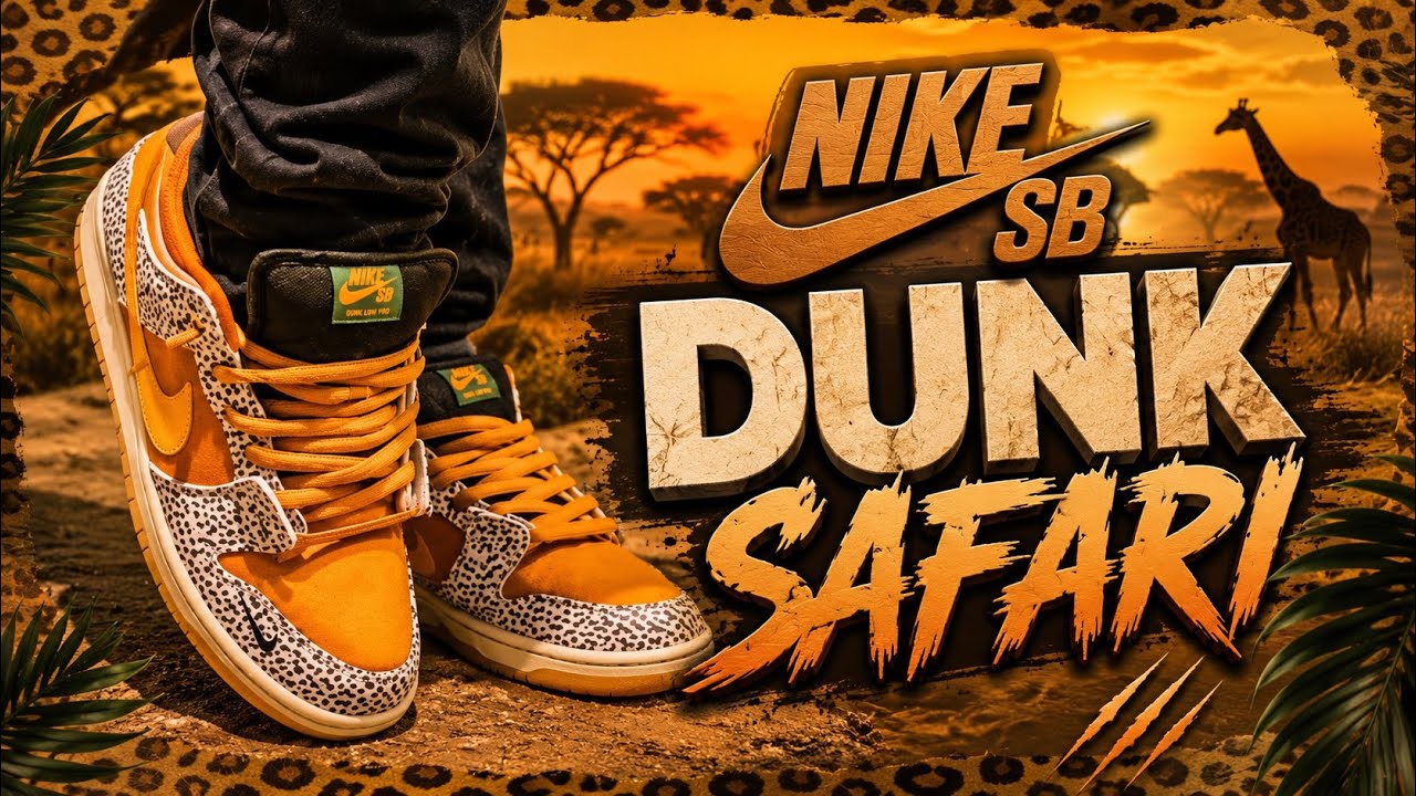 NIKE SB SAFARI DUNKS!!!!!!!! Delayed W!!!! These are crazy!! - YouTube