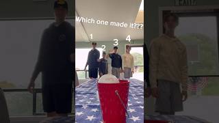 Which one made it??? 🤷 #trickshot #viral