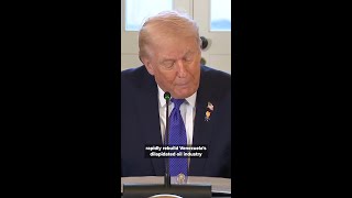 Trump says oil companies will rebuild Venezuela infrastructure