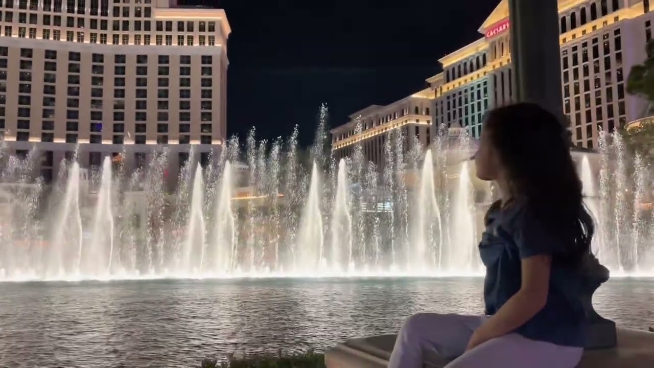 Las Vegas Strip at night | Day 6 | Brits go to America 