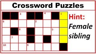Crossword Puzzles | puzzle questions and answers | Crossword Riddle|TrickyRiddles|How good are you?