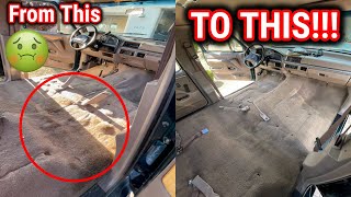 Completely Detailing The Interior Of My Crew Cab OBS Centurion!