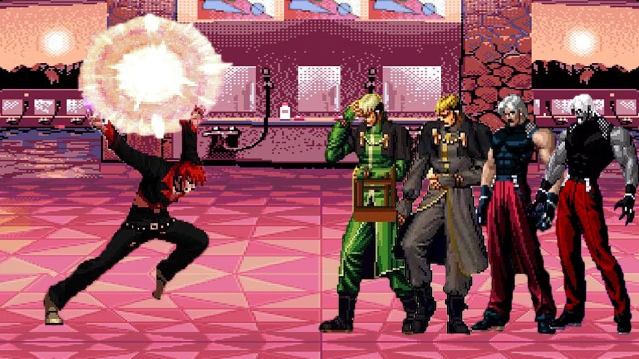 [KOF Mugen] | Gnawing Vs Rugal & Goenitz Team - YouTube