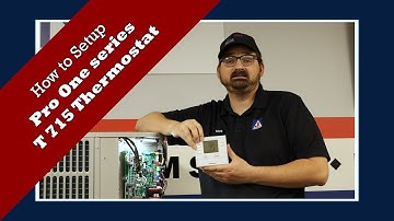 How to Program Thermostats – T715