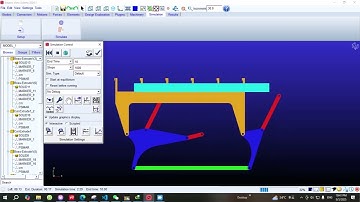 Box Transport Mechanism Simulation in MSC Adams View| Adams View simulation| animation