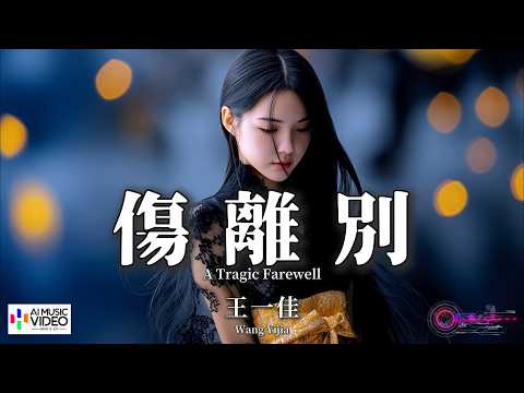 【高清MV】王一佳 - 傷離別（原唱：魏新雨）【Pinyin + Eng Sub | AI音樂視頻 | 繁體拼音英文動態字幕】Wang Yi Jia【王一佳 - 伤离别】