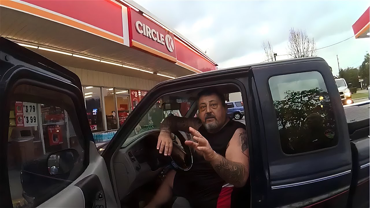 Guy Refuses To Get Out Of His Truck, Doesn't End Well