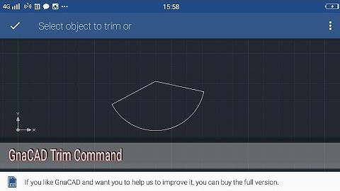 GnaCAD Trim Command Tutorial